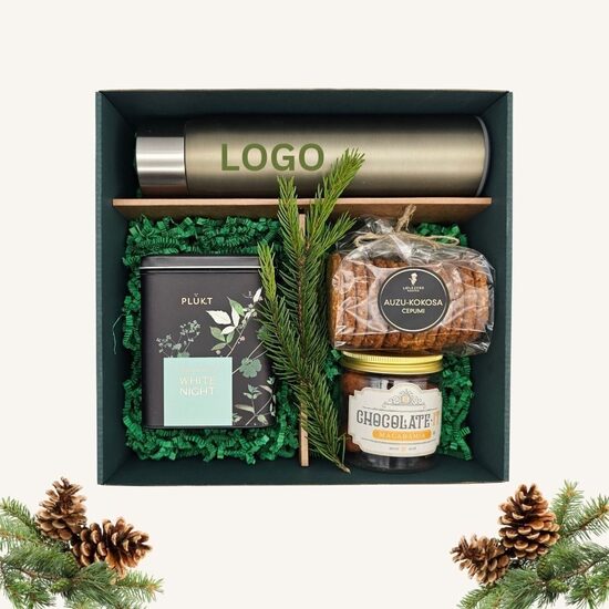 Dāvanu komplekti ar apdrukas precēm